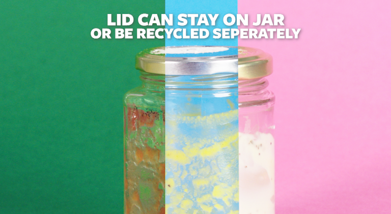 Recycling your glass bottles and jars