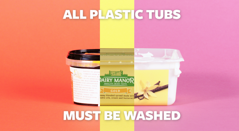 Recycling your plastic tubs and trays