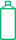 Green plastic bottle icon